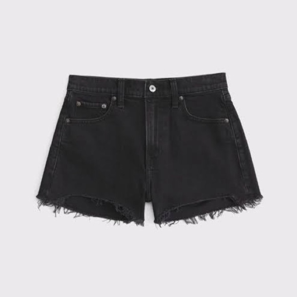 Abercrombie & Fitch Black Jean Shorts